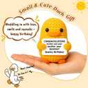 5 x Birthday Gifts for Women Men - Conquackulations Quacky Birthday, Inspirational Handmade Unique Duck Funny Happy Cheer Up Present Ideas for Her Him Coworker Girl Boy Sister Best Friend