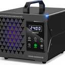 ONAMOR Digital Ozone Generator Odor Eliminator 99,000mg, High Capacity Ozone Machine Odor Removal Up to 8,000 Sq.Ft, Ozone Odor Eliminator, Ionizer Ozonator for Home, Car, Smoke, Pet Room (Black)