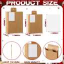 Civaner 36 Pack Funny Christmas Tree Ornaments with DIY Shipping Labels Mini Box Package Ornament for Christmas Home Office Decor