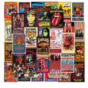 56PCS Vintage Rock Band Posters Set – Retro 70s 80s 90s Music Wall Art Prints, Classic Rock & Metal Concert Album Cover Collage for Bedroom, Living Room, Man Cave, Teen Room Decor (4x6 Inch)