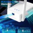 BE3600 Wifi 7 Range Extender, Wifi Extenders Signal Booster for Home, 5.8Ghz/2.4Ghz Dual Band Wi fi Extender with Ethernet Port, Wireless Repeater Amplifier Internet Booster Signal 2500 Sq.Ft.