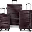 Samsonite Evolve SE Hardside Expandable Luggage with Double Spinner Wheels, Cordovan, 3PC Set (CO/M/L)