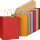 Mr. Pen- Paper Gift Bags with Handles, 32 Pack, 7.6" x 4.7" x 10.6", Medium Kraft Easter Gift Bags with Handles Bulk, Ideal for Gifts, Weddings, Baby Showers, Birthdays, Shopping, Party Favor (Multicolor)