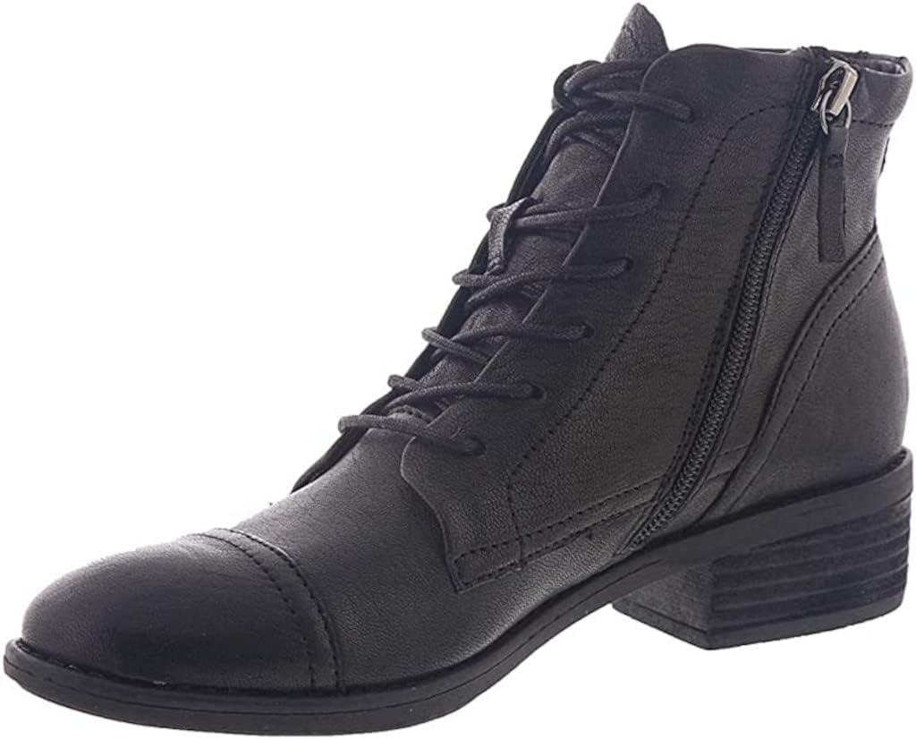 Comfortiva Womens Corda Closed Toe Ankle Fashion Boots, Black, Size 11.0