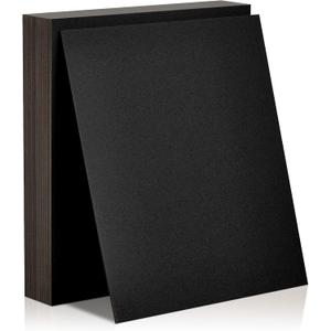 20 Pcs Book Board, Binders Board Chipboard Designer Bookboard Kraft Heavy Duty Chipboard Sheets Bookbinding Supplies for Book Binding Cover (Black, 11 x 8.5 Inch 50PT)