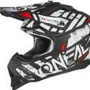 O'Neal 2 SRS Helmet Glitch (X-Large, Black/White)