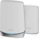 NETGEAR Orbi Whole Home Tri-Band Mesh WiFi 6 System (RBK652S) – Router + 1 Satellite Extender - Security Features - Coverage up to 3,500 sq. ft., 40 Devices - AX3000 (up to 3Gbps)