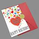 2 x birthday card for husband,Funny Birthday Cards for Men Women, Heartwarming Happy Birthday Card Gift for Favorite Person (02)