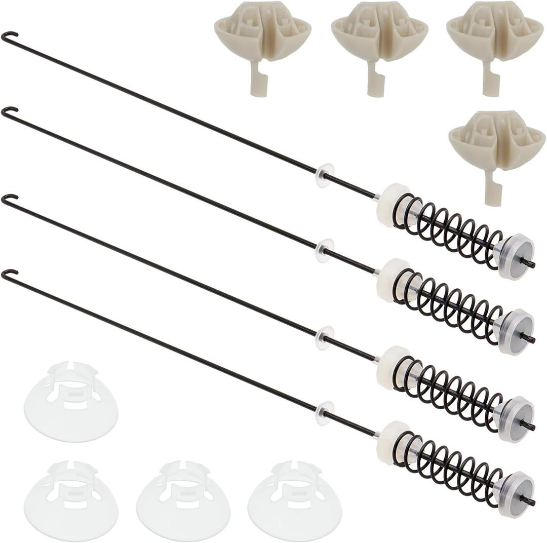 Washer Suspension Rod Kit Compatible with Roper RTW4516FW0 RTW4516FW1 RTW4516FW2 RTW4641BQ0 RTW4641BQ1