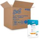 Scott 24 Hour Sanitizing Wipes  Multi-Surface Cleaning & Disinfecting, Continuous Sanitization for 24 Hours  (41526), 50 Packs x 10, 500 Wipes