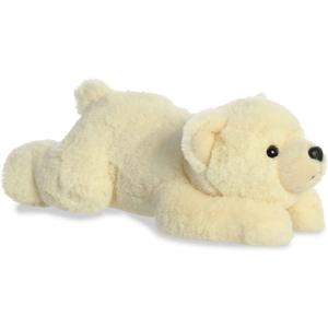 Aurora Adorable Flopsie Polaris Polar Bear Stuffed Animal - Playful Ease - Timeless Companions - White 12 Inches