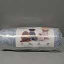 JOLLYVOGUE Calming Dog Bed Medium Size Dog, 31in Donut Washable Medium Pet Bed, Anti-Slip & Anti-Anxiety Fluffy Faux Fur Round Dogs Bed, Fits up to 45 lbs Pets (Smoke Grey)