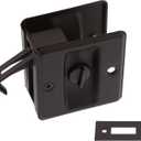 idh by St. Simons 25411-10B Premium Quality Solid Brass Pocket Privacy Door Pull, Oil-Rubbed Bronze