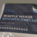 LiBa Shower Curtain PEVA 10G, 72x84 Inch Clear with 12 Rings