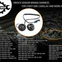 Knock Sensor Wiring Harness | for Chevy Suburban Silverado Avalanche Tahoe, GMC Sierra Yukon, Cadillac & More GM Vehicles | Replace# 12601822, 917-033