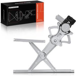 A-Premium Electric Power Window Regulator with Motor Compatible with Toyota Highlander 2001-2007 Sport Utility, Front Left Driver Side