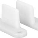 5 x Prime-Line N 6567 Nylon Bypass Door Floor Guide, 2 Pack