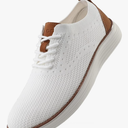 VILOCY Men's Casual Dress Sneakers Oxfords Business Mesh Breathable Walking Shoes Tennis Comfortable, Size 10
