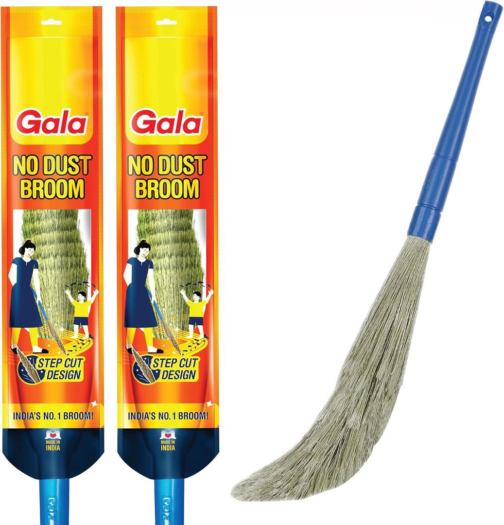 No Dust Floor Broom (Freedom from New Broom Dust- Busan), 2 Count