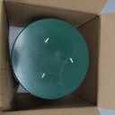 Large 3-Wick Green Pillar Candle - 6x6 Inch Dripless & Smokeless Unscented Fat Candle, 120 Hour Long Burning Hand-Poured Thick Candle with Cotton Wicks