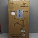 Vaunn Medical Pneumatic Adjustable Overbed Bedside Table With Wheels (Hospital and Home Use)
