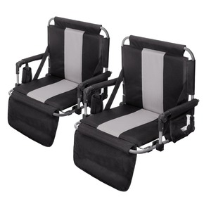Stadium Seats for Bleachers Portable Bleacher Chairs W/Cushion