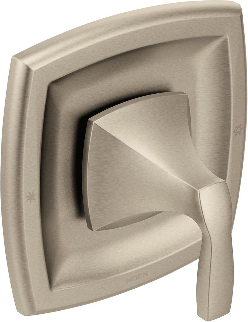 Moen Voss Brushed Nickel 1-Handle Moentrol Pressure Balancing Valve Trim Kit with Volume Control, Valve Required T3691BN