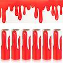 Tenceur 6 Rolls 98 Ft Bulletin Board Borders Red Bulletin Board Trim Widen 7.8 Inches Classroom Borders Decorations for Chalkboard Whiteboard Posterboard School Classroom Office