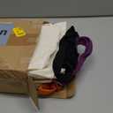 Amylove 24 Pcs Mini Tote Bag Sublimation Blank Canvas Tote Bags Reusable Grocery Luggage DIY Sack Goody for Party Even (8 x 10 Inch,Natural with Colorful Handle)