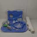 Pool Basketball Hoop, 33"x26"x50" Oversized Pool Toys with Adjustable Height Includes 4 Balls(Size 6, 2×Size 3, Glow)/ Nets/Pump for Poolside Water Basketball Game, Swimming Pool Games for Kids Adults