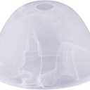 Alabaster White Glass Lamp Shade for Floor lamp12" Diameter x 5.1" HighPendant lamp ceiling fan light Floor Lamp Replacement Parts