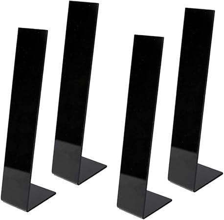 4pcs Acrylic Hair Clip Display Stand Organizer for Hairpins Barrettes Clips Compact Storage for Home Shops and Boutiques