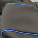 FREESOO Seat Covers for Dodge Ram 2026 2025 2024 2023 2022 2021 2020 2019 1500 Crew Cab, Leather Seat Cover Big Horn Lone Star Rebel, Black Blue