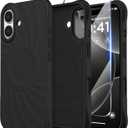 Magnetic for iPhone 17 Case, Silicone Cover, Black