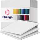 Ekkogo Acoustic Panels 12-Pack Soundproof Wall Panels 12"X12"X0.4" Sound Panels High Density Sound Dampening Panels - [White Square]