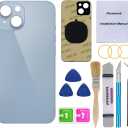 OEM Rear Back Glass Replacement for iPhone 14 6.1 inches with Reparing Toolkit (Blue)