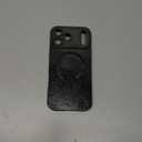 for iPhone 17 Pro Max Case Glitter Compatible with Magsafe, Girly Cute Sparkly Magnetic Mag Safe Pretty Phone Case for Women, Bedazzled Bling Sparkle Slim Bright Silicone Rubber Jelly, Black