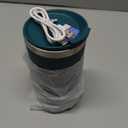 Self Stirring Coffee Mug - Rechargeable Stainless Steel Auto Self Mixing Cup with Lid, 400ml/13.5oz Coffee Travel Mugs To Stir Coffee, Mixed Milk, Tea for Women Men Office Car Use (Dark Green)