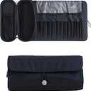 Portable Makeup Brush Storage Bag, Cosmetic Travel Storage Bag, Multi-Function Makeup Brush Protection Bag, Folding Tool Bag