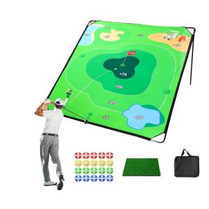SJEhome Golf Chipping Game, 70"x70" Adults Indoor/Outdoor Family Yard Game