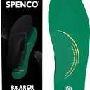 Spenco RX Arch Cushion Full Length Comfort Support Shoe Insoles, Women's 7-8.5/Men's 6-7.5 Green