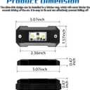 LED Rock Lights White 16 pods for Car Truck SUV Offroad Boat Trail Rig Lamp Super Bright Pure White Waterproof LED Underglow Light for ATV UTV