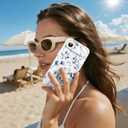 MILPROX Compatible with iPhone Air Case Floral - Flowers Girly Design for Women Girls - Clear Elegant Pretty Aesthetic Classy Retro Phone Cover for iPhone 17 Air 6.5'' - Blossom