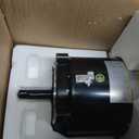 SP1610Z1MBK Pool Pump Motor 1HP, Replacement for Hayward Super Pump/Super II/MaxFlo/Northstar, 115/230V Dual Voltage, 3450 RPM, 56J Frame, 7.5/15A, 1045 Steel Threaded Shaft, Pool Motor