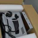 1000W Snow Machine Remote & Manual Control Snowflake Making Adjustable Snowflake Size Snowmaker Perfect for Christmas,Weddings and Theatrical Effects (Grey, 1)