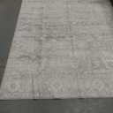 6x9 Area Rugs for Living Room, Stain Resistant Neutral Washable Rugs for Dining Room, Floral Vintage Non-Slip Thin Area Rug Farmhouse Rug Beige