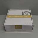 Plug in Pendant Light,9.1 Inch Glass Lampshade 14Ft Hanging Lights with Plug in Cord On/Off Switches Industrial Pendant Lights with Plug in Cord for Bedroom