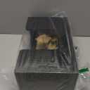 Paper Towel Dispenser Countertop, Wooden Bathroom Paper Towel Holder, Black Napkin Holder for Kitchen, Countertop Multifold C-Fold, Z-Fold, Trifold Paper Hand Towel Dispenser for Bathroom Toilet (11.02" x 4.65" x 6.57")