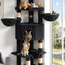 Cat Tree Tower for Indoor Large Adult Cats, 73in Tall Heavy Duty with Perch