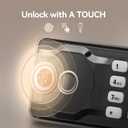 AEGIS Small Biometric Safe with Fingerprint Lock (9.9"D x 13.8"W x 9.9"H), Smart Digital Safe Box with Silent Mode, Backlit Keypad and LED Light for Home Office Dorm
